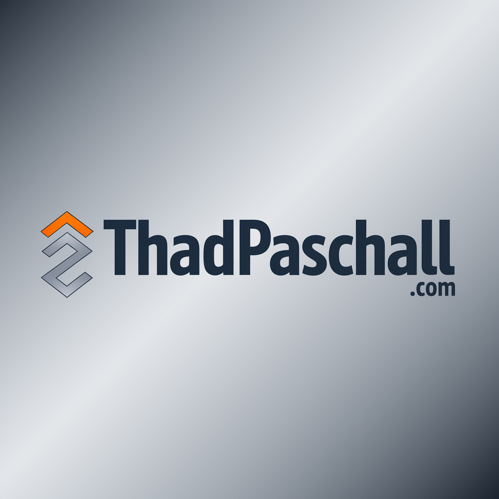 a-sleek-modern-logo-for-thadpaschall-com